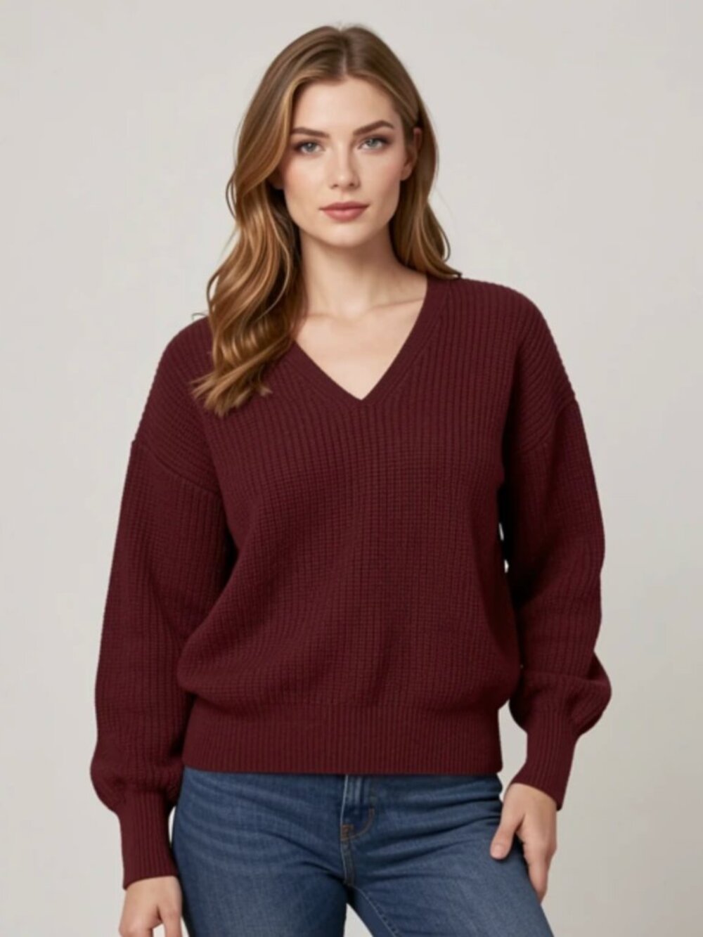 Madewell Burgundy Sweater